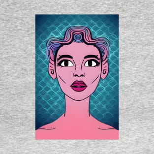 Vintage pop art girl T-Shirt